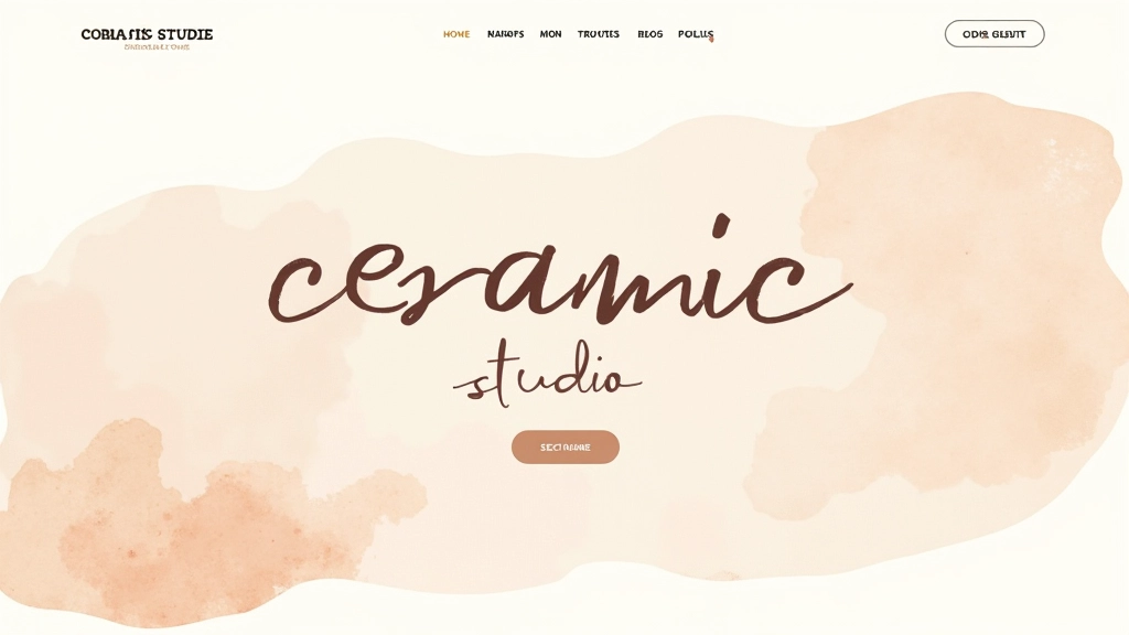Artisan Ceramics Studio Website