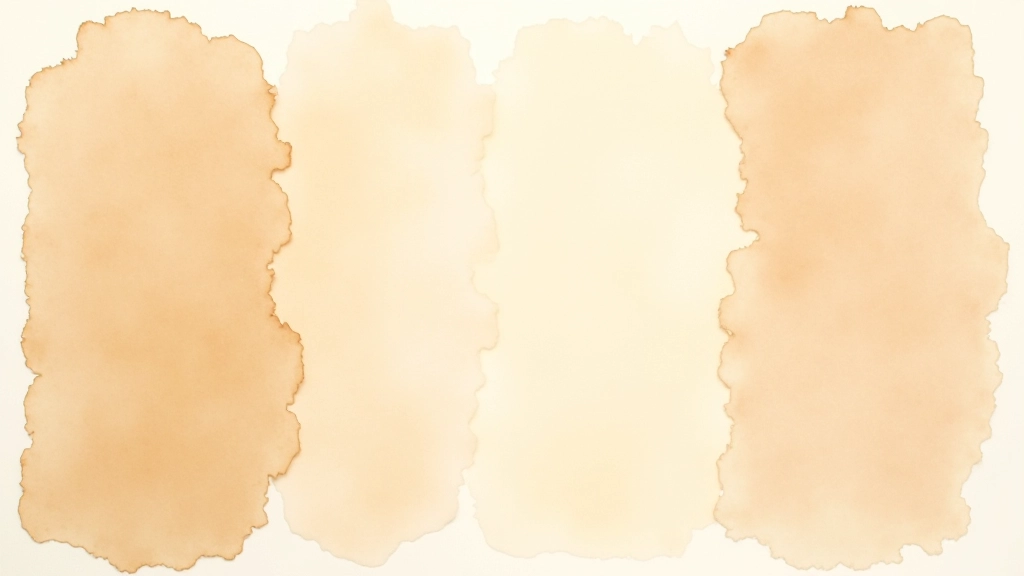 Farbpaletten-Muster in warmen Erdtönen, Amber und Ockerfarben für artisanales Design